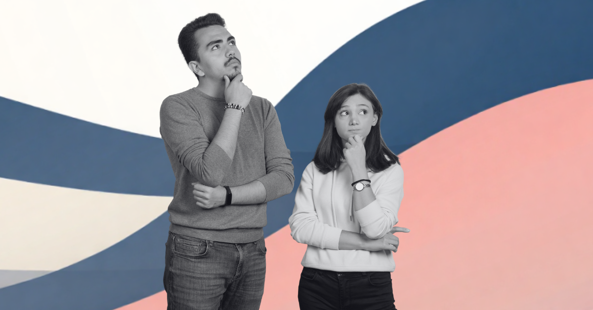 Contemplating couple