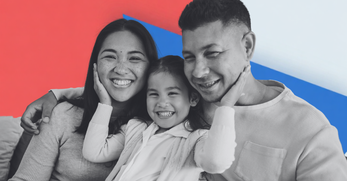happy family, clean air